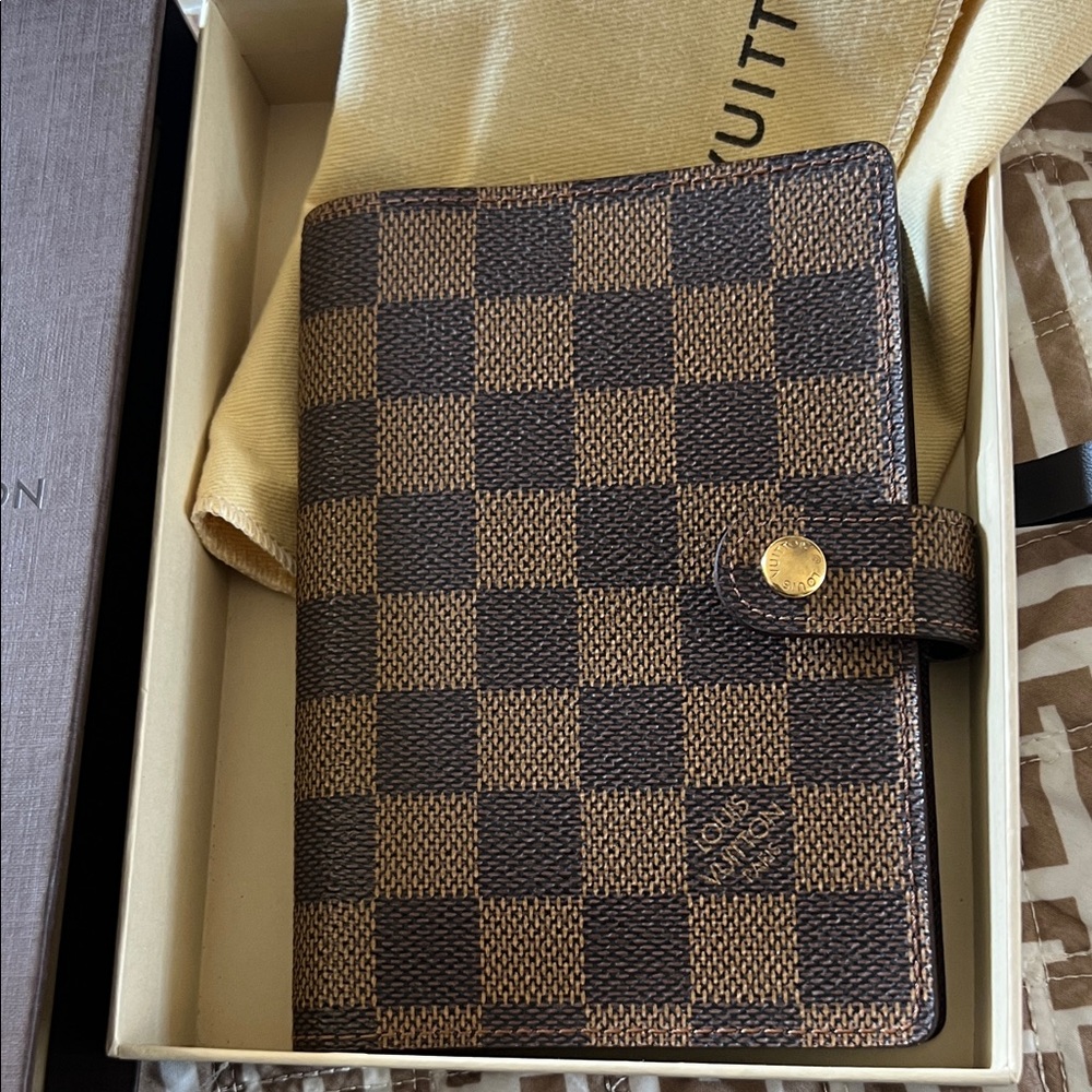 Agenda wallet Louis Vuitton damier ebene - Picture 1 of 11